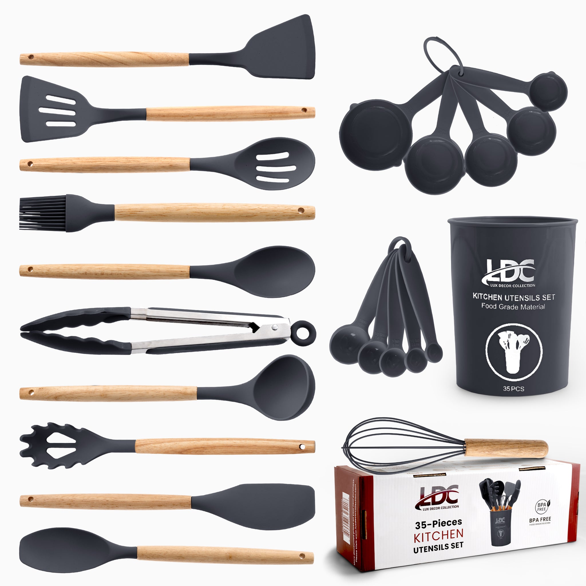 35- Piece Kitchen Utensils Set