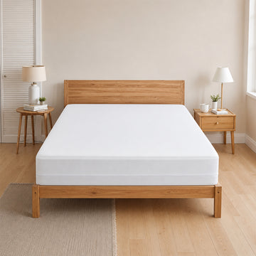Premium Waterproof Mattress Protector Encasement | Soft, Breathable & Noiseless Cover