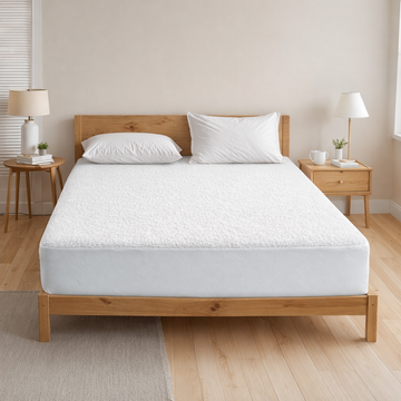 Terry Mattress Protector, Hypoallergenic, Breathable Waterproof Terry Cloth Mattress Cover