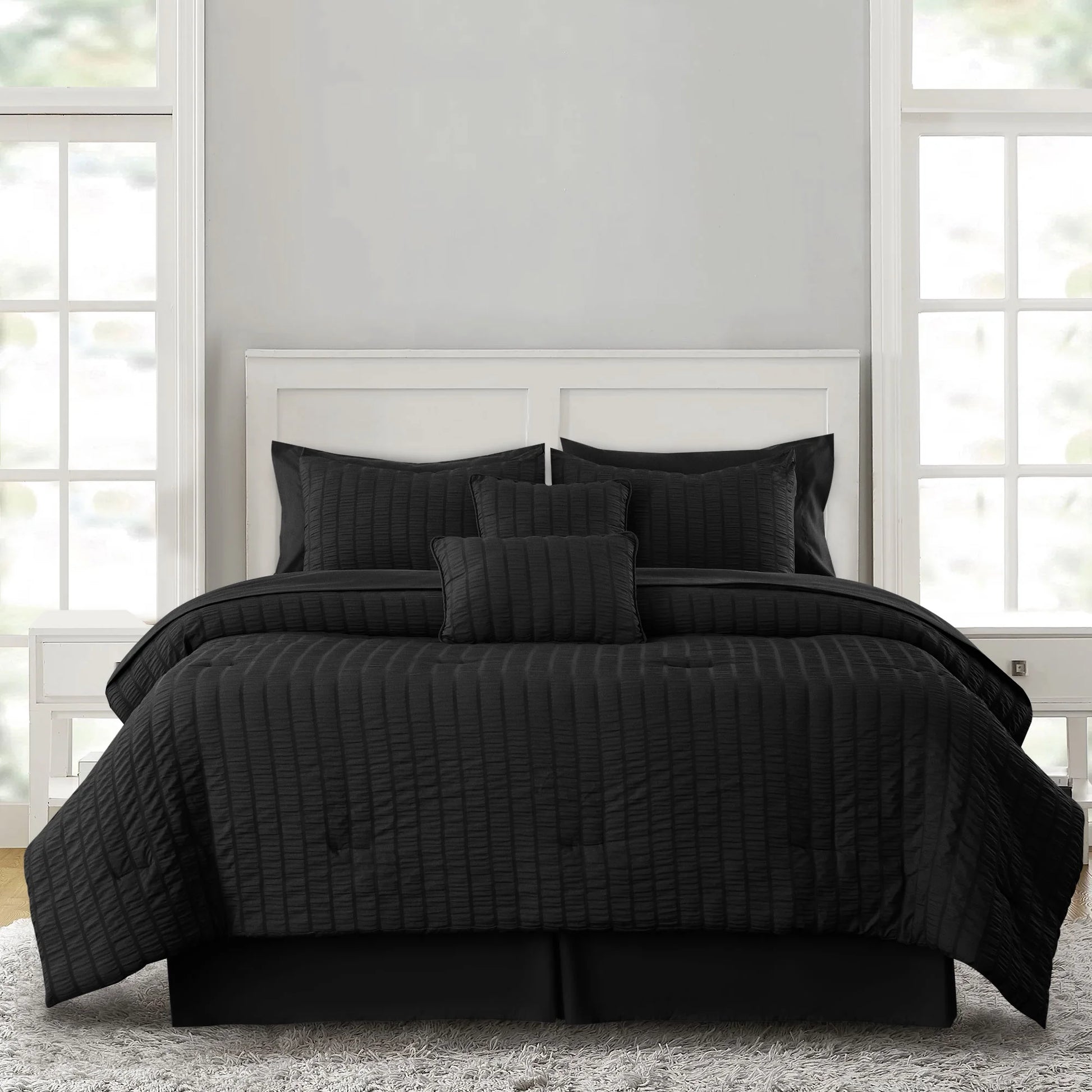 10 Piece Bedding Set with Comforter