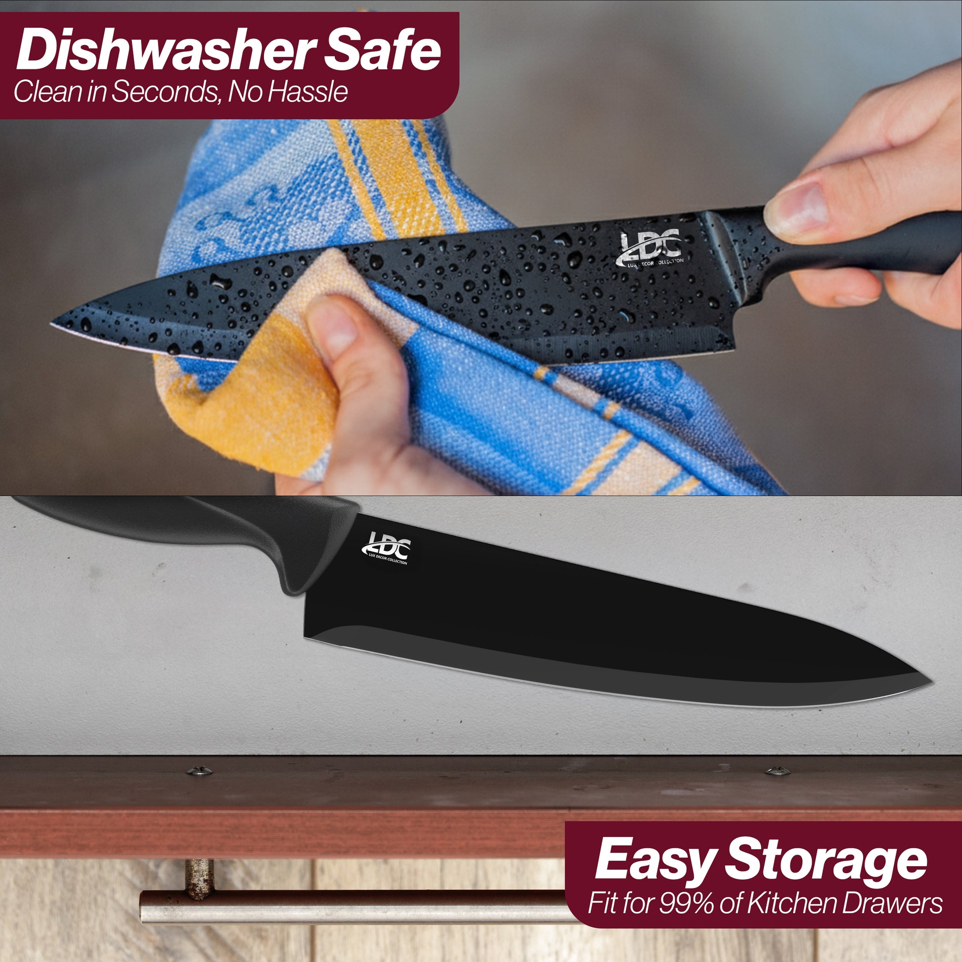 7-Piece Kitchen Knife Set – Lux Decor