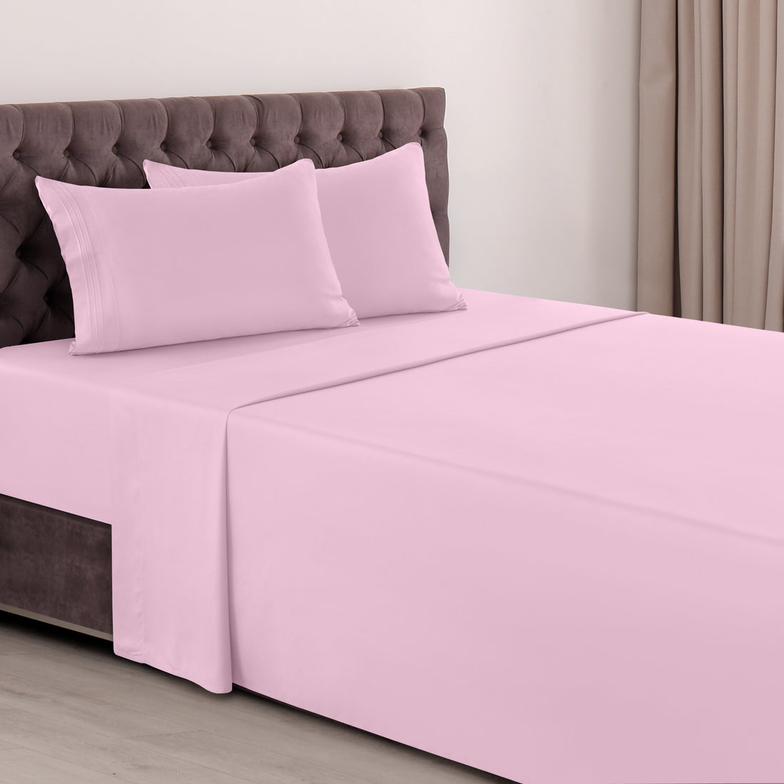 4-Piece Deep Pocket Bed Sheets Set – Ultra Soft & All-Season Comfort