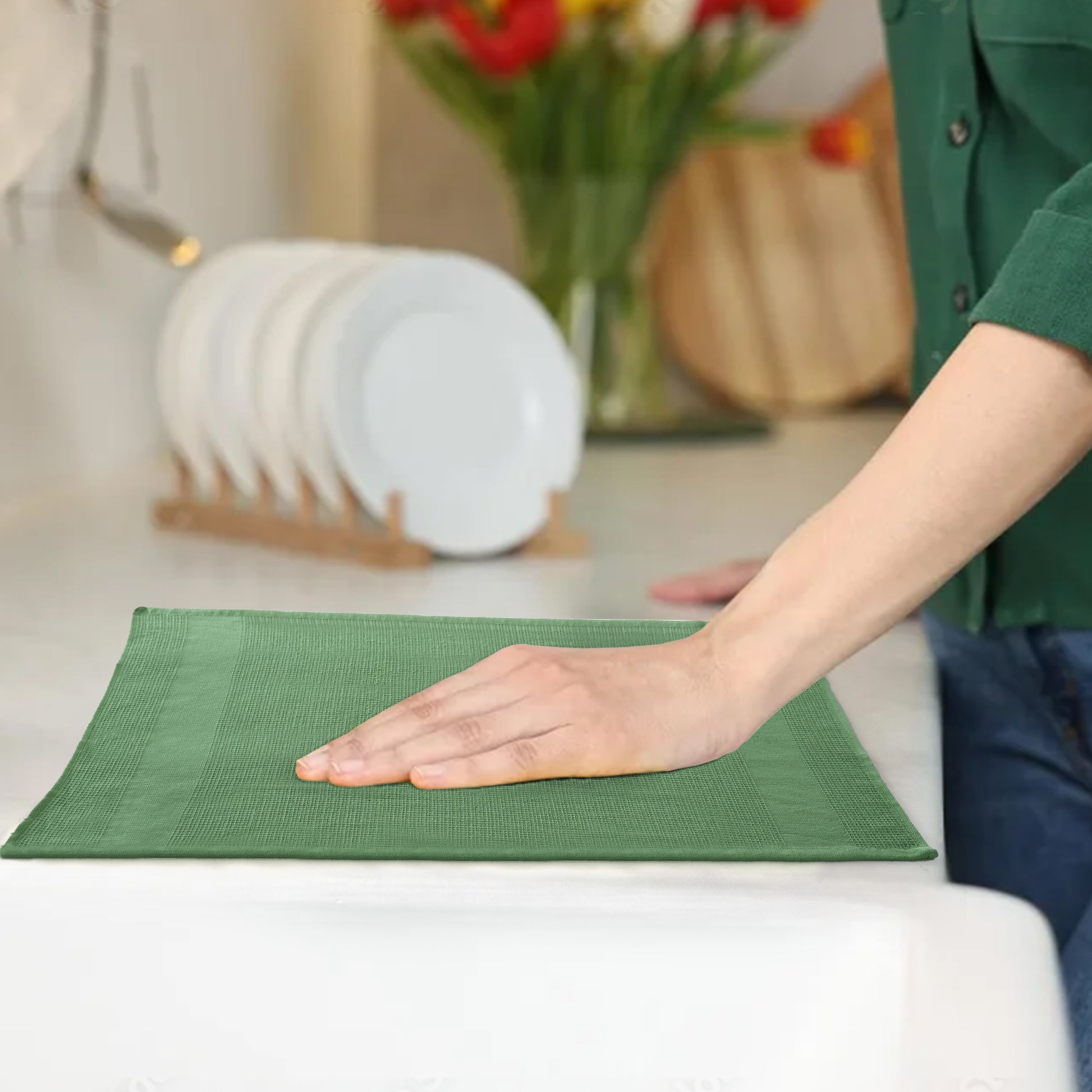 6-Piece Kitchen Towels Set features and benefits – Lux Decor