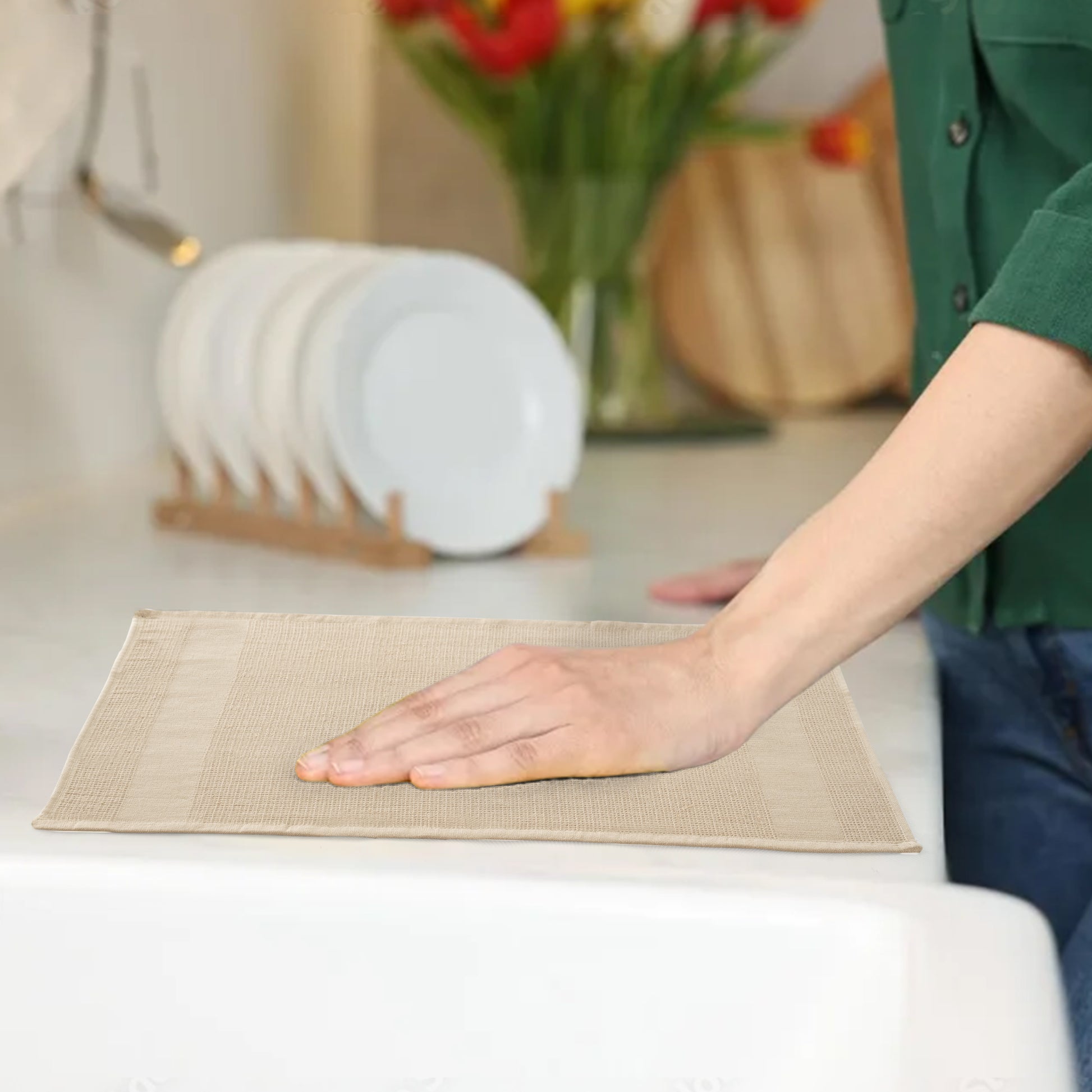 6-Piece Kitchen Towels Set features and benefits – Lux Decor