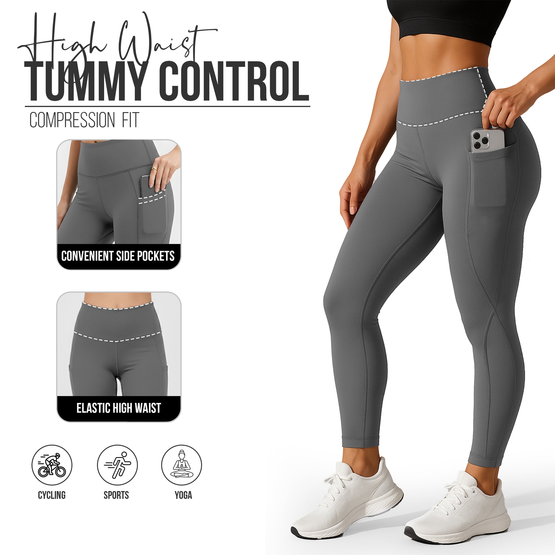 High-Waisted Leggings with Pockets features and benefits – Lux Decor