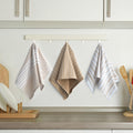 6-Piece Kitchen Towels Set in use – Lux Decor