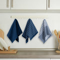 6-Piece Kitchen Towels Set in use – Lux Decor