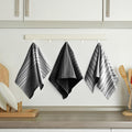 6-Piece Kitchen Towels Set in use – Lux Decor