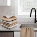 6-Piece Kitchen Towels Set in use – Lux Decor