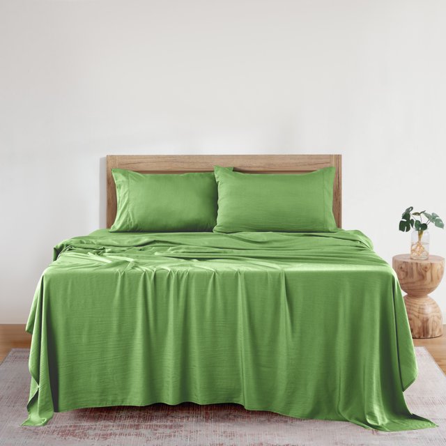 4-Piece Bamboo Blend Cooling Bed Sheets Set