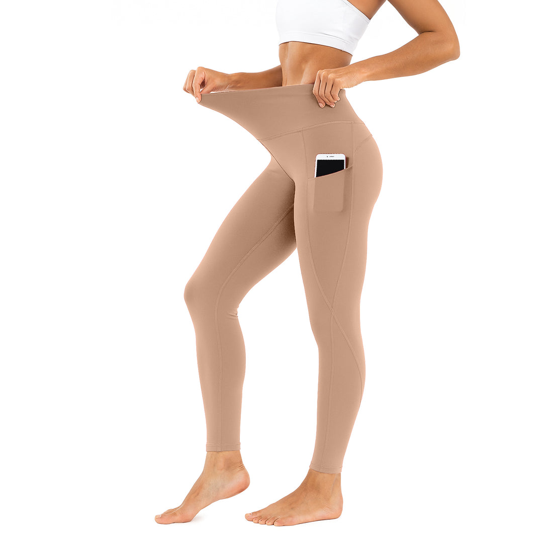 High-Waisted Leggings with Pockets – Women’s Activewear