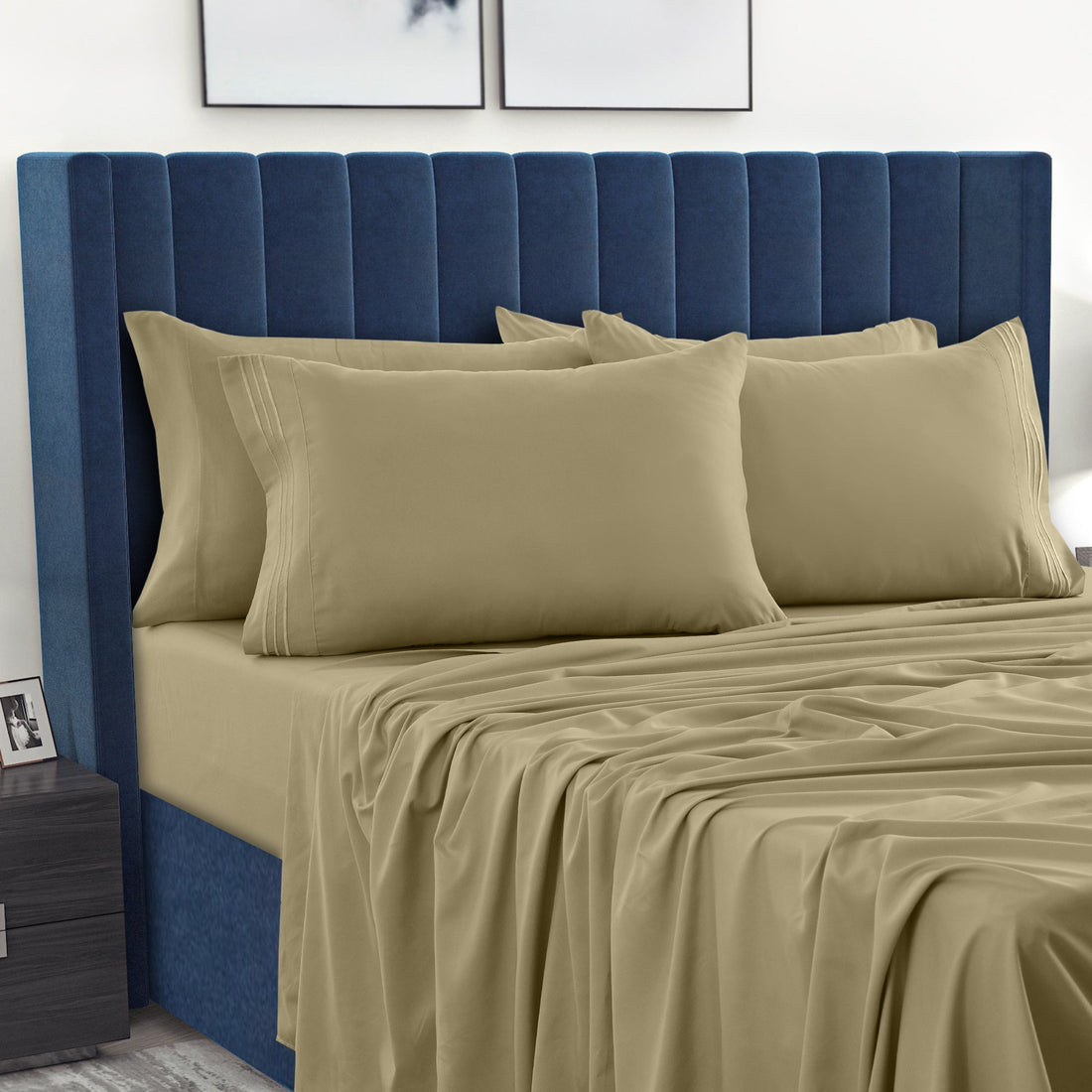 6-Piece Deep Pocket Bed Sheets Set