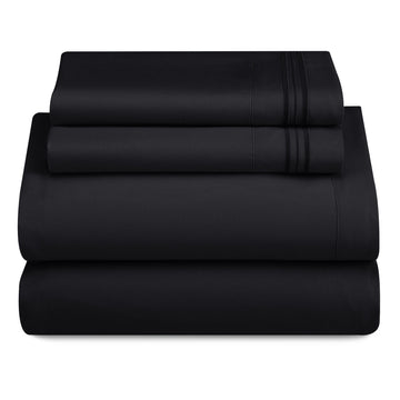 Premium 4-Piece Deep Pocket Bed Sheets Set (Multiple Patterns)