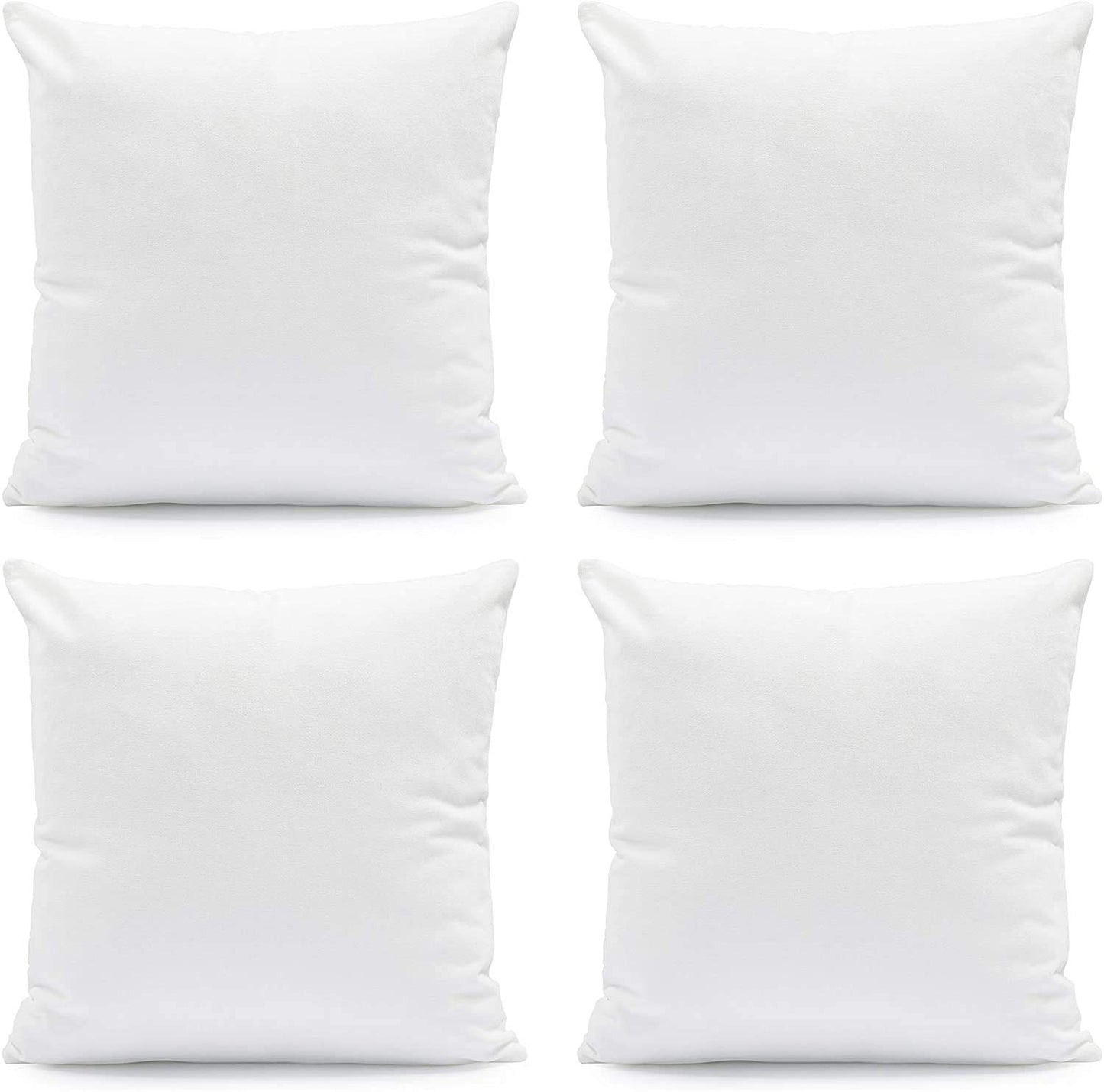 4-Pack Bed Couch Sofa Pillows -Indoor Decorative Cushion